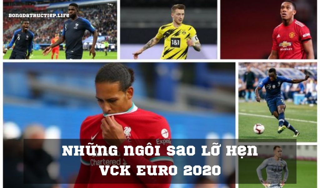 Những ngôi sao lỡ hẹn VCK Euro 2020